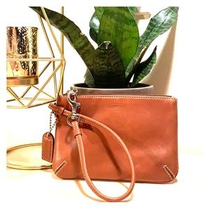Coach Leather Wristlet